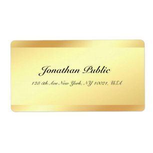 Handschrifmanaam Manuscript Elegant Gold Professio Etiket