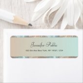 Handschrift Elegant Glitter Hand Script Modern Etiket (Insitu)