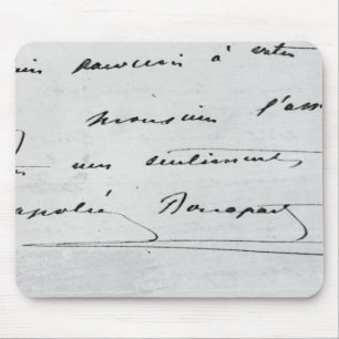 Handschrift en handtekening muismat