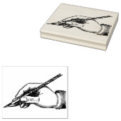  handschrift met kunststempel voor Pen Rubber Rubberstempel (Gestempeld)