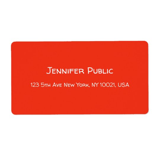 Handschrift Rode witte Sjabloon met Kerstmis Etiket (Voorkant)