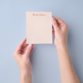 Handschrift Script Naam Elegant Plain Flyer (Hand)