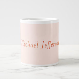 Handschrift Script Naam Elegant Plain Simple Extra Grote Beker