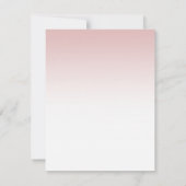 Handschrift Script Naam Modern Roos Gold Sjabloon (Achterkant)