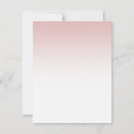 Handschrift Script Naam Modern Roos Gold Sjabloon (Achterkant)