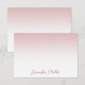 Handschrift Script Naam Roos Gouden Sjabloon (Voorkant / Achterkant)