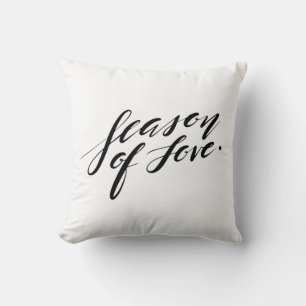 handschrift seizoen van de liefde Pillow Kussen
