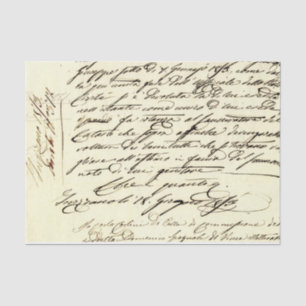  handschrift tissuepapier