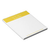 Handschrift van het bureau van de boude mosterdgee notitieblok (Schuin)