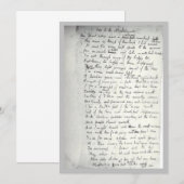 Handschrift van Keats' Ode aan een nachtegaal (Voorkant / Achterkant)