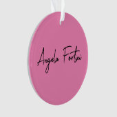 Handschriftafbeelding Eenvoudige roze professionel Ornament (voorkant)