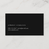 Handschriftengroot monogram visitekaartje (Achterkant)