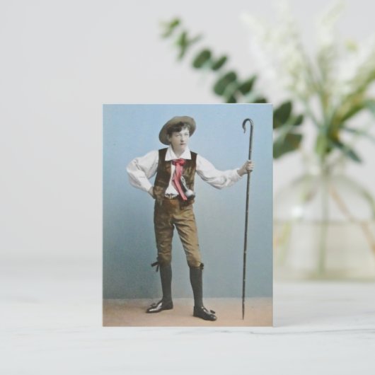 Handschroevendraaier van Alpen Briefkaart (Staand voorkant)