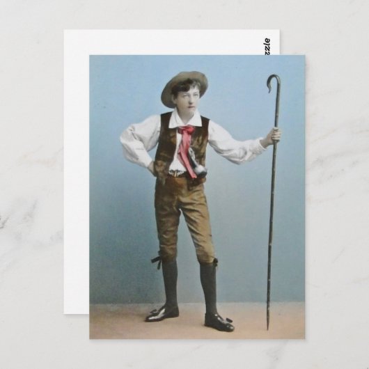 Handschroevendraaier van Alpen Briefkaart (Voorkant / Achterkant)