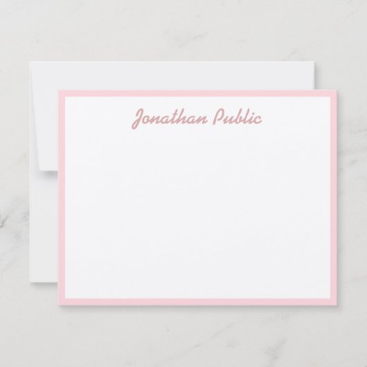 HandScript Elegant Sjabloon Real Kraft Paper (Voorkant)