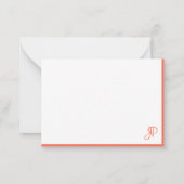 Handscriptmonogram handmatige eenvoudige Sjabloon (Achterkant)