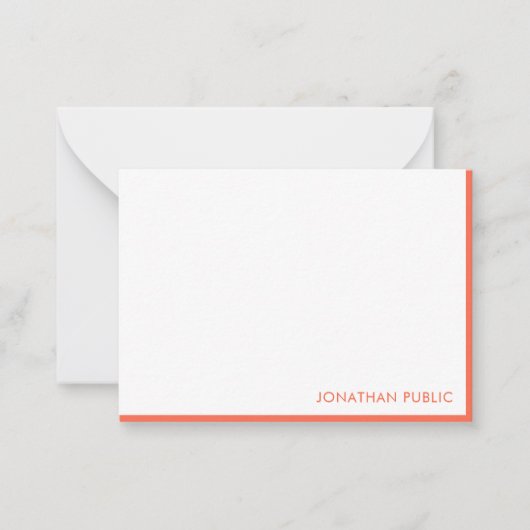 Handscriptmonogram handmatige eenvoudige Sjabloon (Voorkant)