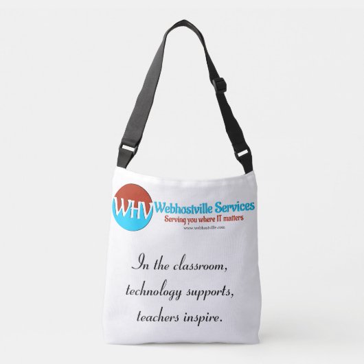 Handsfree stijl met een boodschap: Crossbody Bag Crossbody Tas (Voorkant)