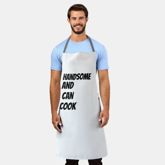 Handshaar en kan koken schort (Gedragen)
