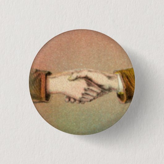 Handshake 1-inch ronde Button (Voorkant)