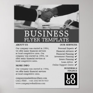 Handshake, Business & Finance Adverteren Poster