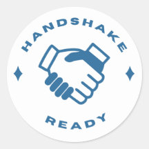 Handshake Ready-sticker