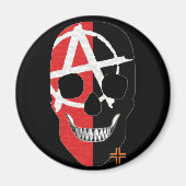 HANDSKULL Aimant circulaire FAI B2 (Devant)