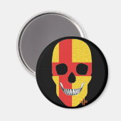 HANDSKULL Aimant circulaire Kalmar B2 (Recto/Verso)