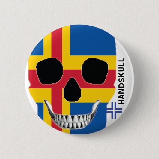HANDSKULL Åland - Button (Voorkant)