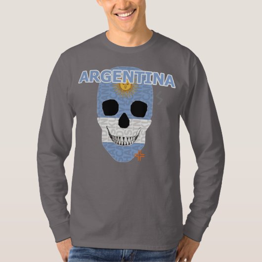 HANDSKULL Argentina Long Sleeve T-Shirt B2 (Voorkant)