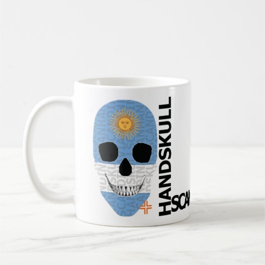 HANDSKULL Argentine Classic Mug O4 (Gauche)