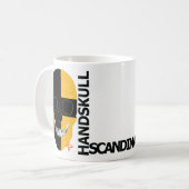 HANDSKULL Autriche Classique nordique Mug O4 (Devant gauche)