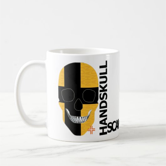 HANDSKULL Autriche Classique nordique Mug O4 (Gauche)
