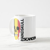 HANDSKULL Belgique Classique Mug O4 (Devant gauche)