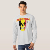 HANDSKULL Belgique T-shirt à manches longues B2 (Devant entier)