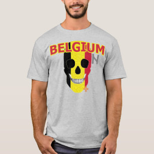 HANDSKULL Belgique t-shirt basique B2