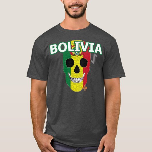 HANDSKULL Bolivia t-shirt basis B2 (Voorkant)