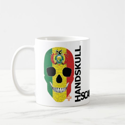HANDSKULL Bolivie classique Mug O4 (Gauche)