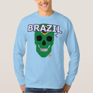 HANDSKULL Brazilië Lange hoes T-Shirt B2