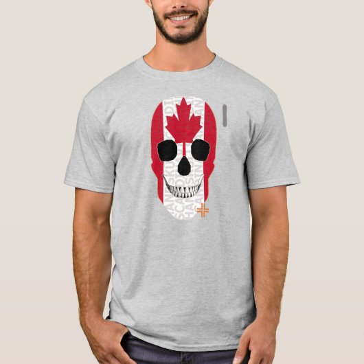 HANDSKULL Canada t-shirt Basic B2 (Voorkant)