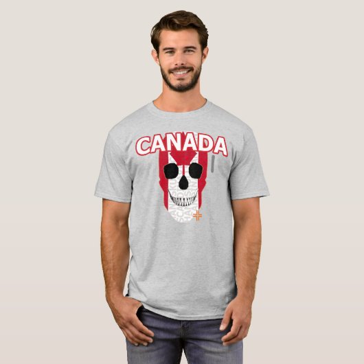HANDSKULL Canada t-shirt Basic B2 (Voorkant volledig)