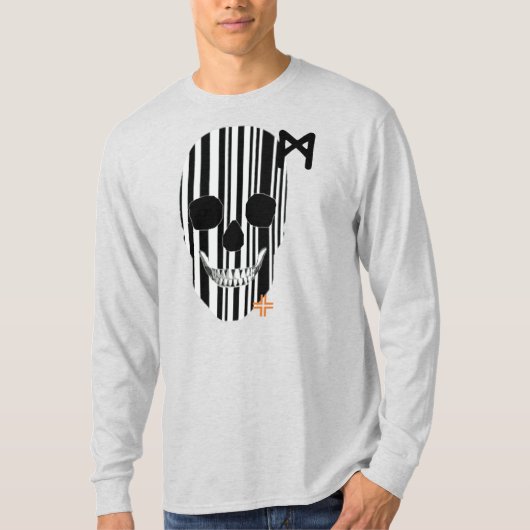 HANDSKULL Codebar Long Manches T-shirt B2 (Devant)