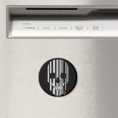 HANDSKULL Codebar ronde magneet B2 (Insitu (Vaatwasser))