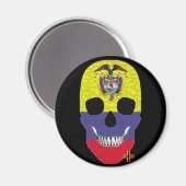HANDSKULL Colombie aimant rond B2 (Recto/Verso)