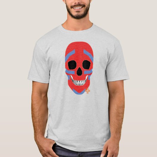 HANDSKULL Crazy Head t-shirt basique B2 (Devant)