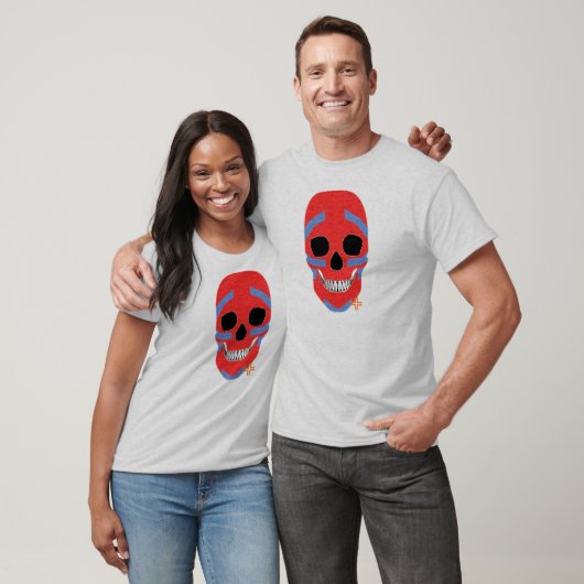 HANDSKULL Crazy Head t-shirt basique B2 (Unisexe)