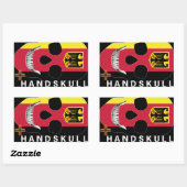 HANDSKULL Duitsland - Sticker (Vel)