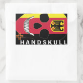 HANDSKULL Duitsland - Sticker (Tas)