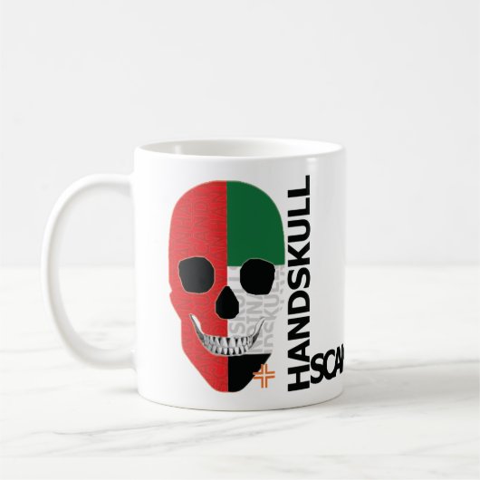HANDSKULL Émirats arabes unis Mug classique O4 (Gauche)