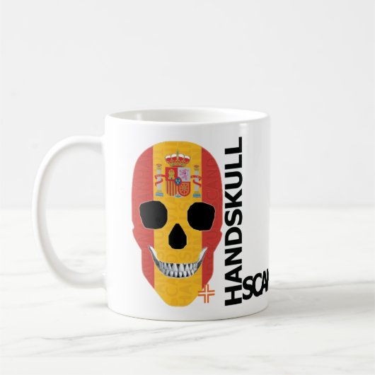 HANDSKULL Espagne Classique Mug O4 (Gauche)